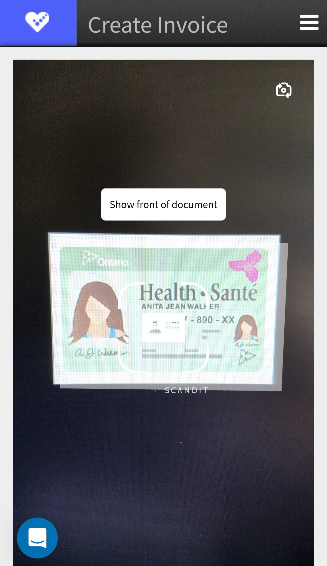Ontario Health Card Scanner